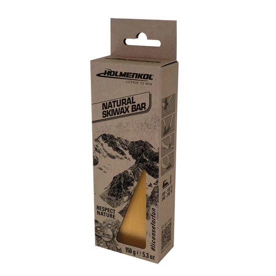 Holmenkol Natural Ski Wax Bar 150g 1 Holmenkol Natural Ski Wax Bar 150g